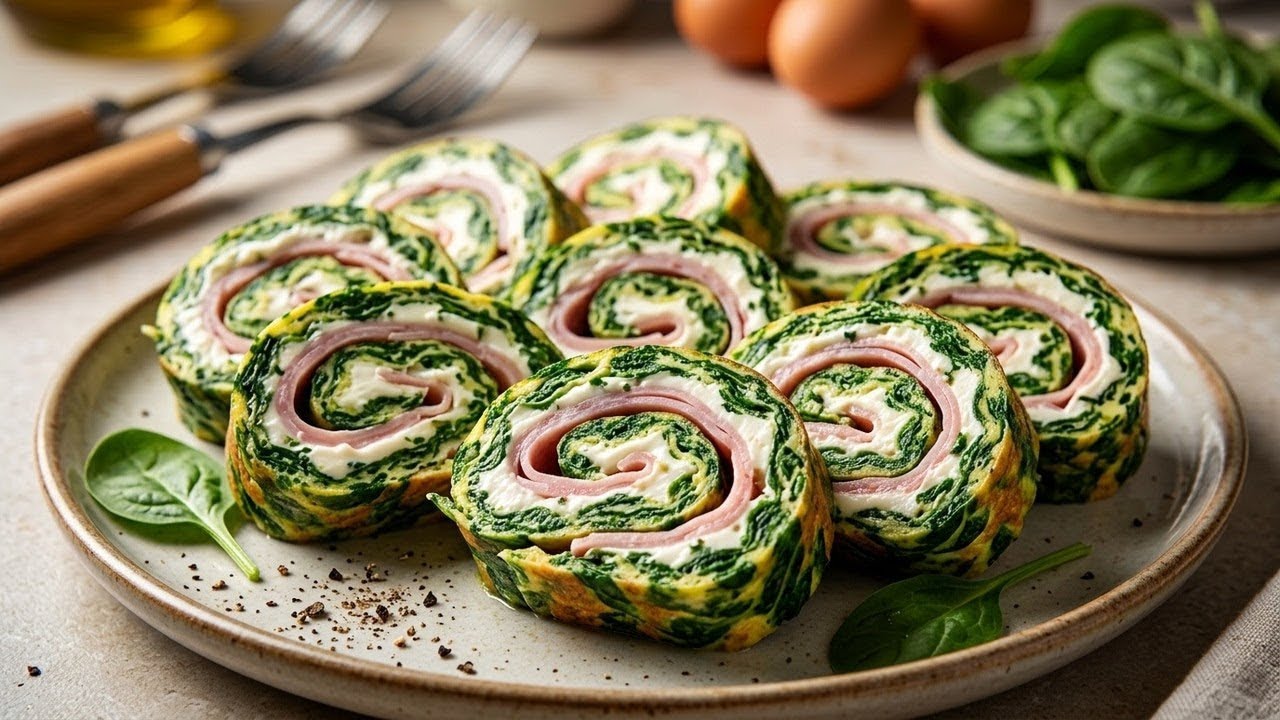 ROTOLO DI FRITTATA AGLI SPINACI al Forno: la Ricetta FURBA che non si rompe!