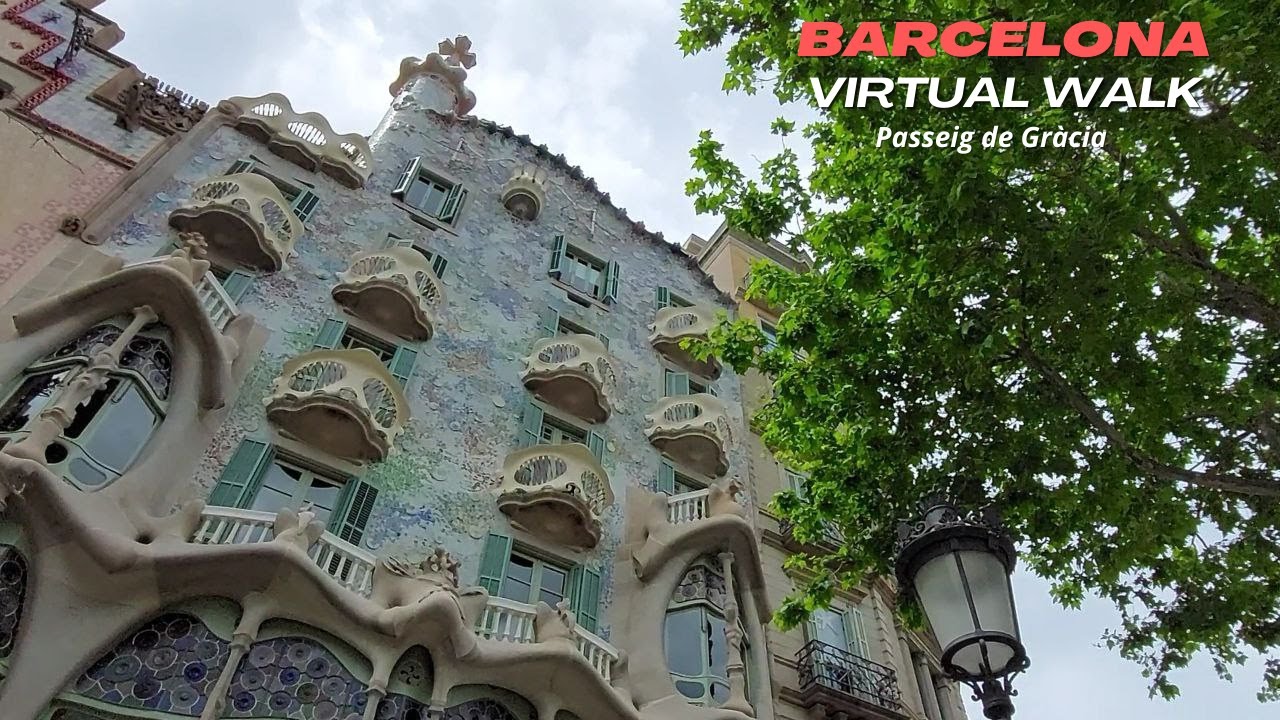 [FHD] BARCELONA | Passeig de Gràcia to Plaça Catalunya | Relaxing walk