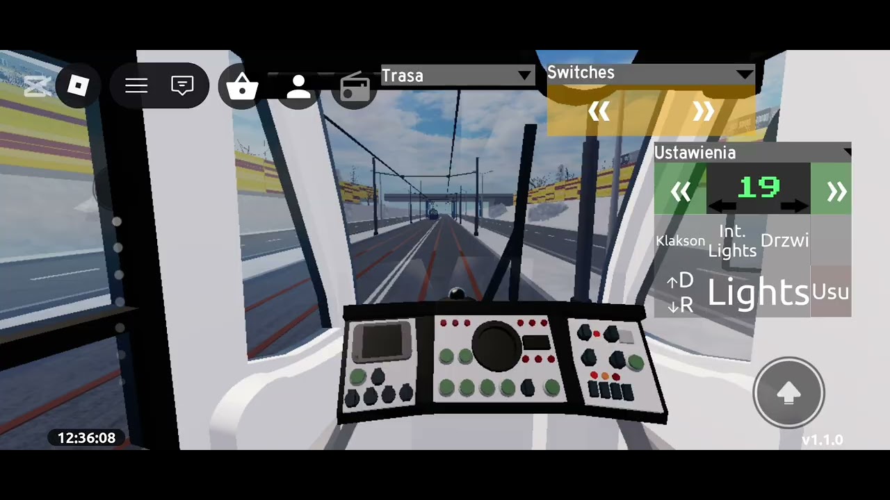 URBNMOVE 4 LINIA 1 LOTNISKO KOPERNIKA PARK LEŚNY #URNANMOVE 4 #roblox #games #TRAMWAJ