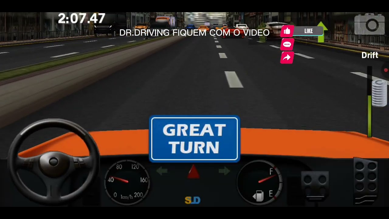 Deixem o like nome do jogo DR.DRIVING