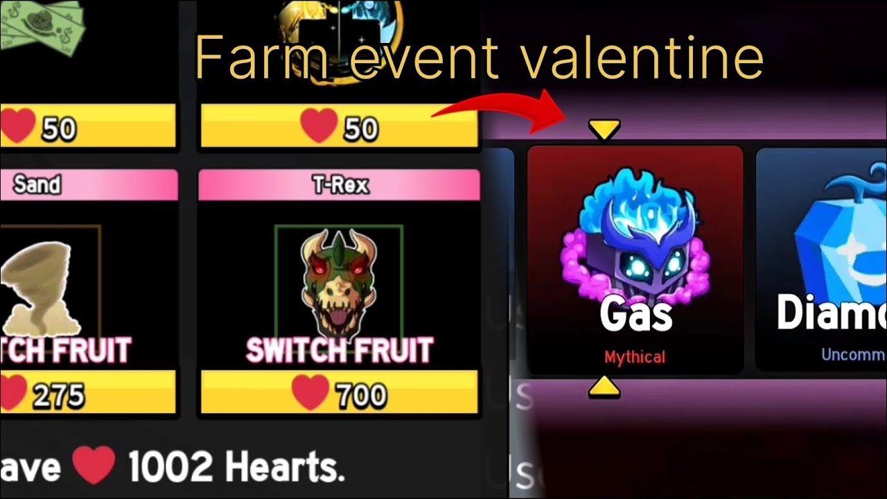 Mình tiếp tục hành trình cày cuốc trong event valentine và farm mastery cho trái GAS🍈| blox fruit