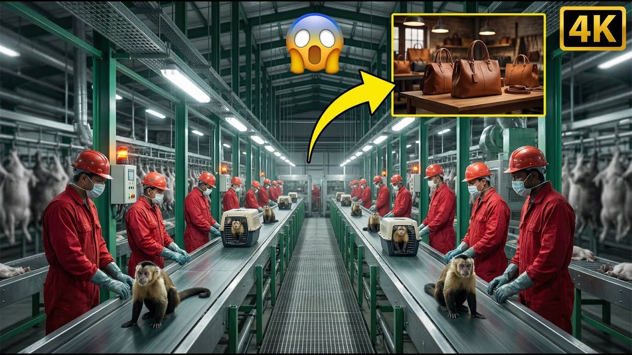 How Monkey-Pattern Leather is Made: Full Factory Process Revealed