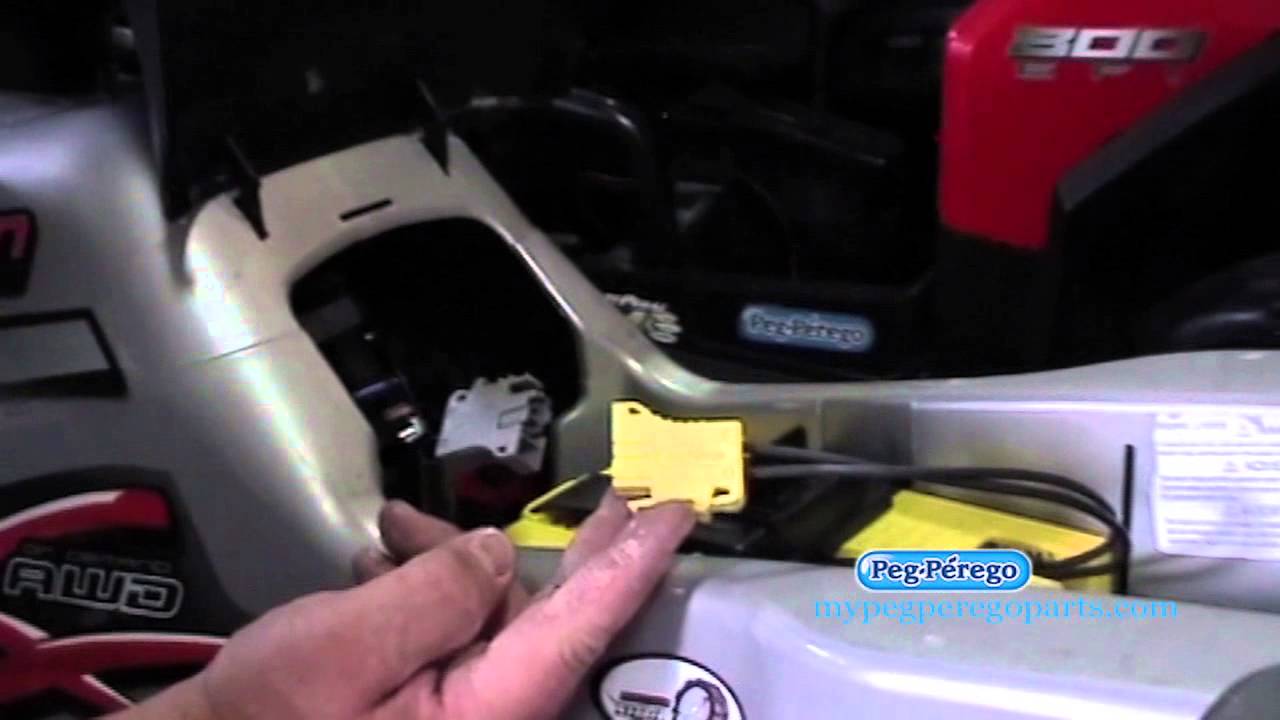 How to attach your 24 volt Peg Perego battery to your 24 volt ride on toy and charger