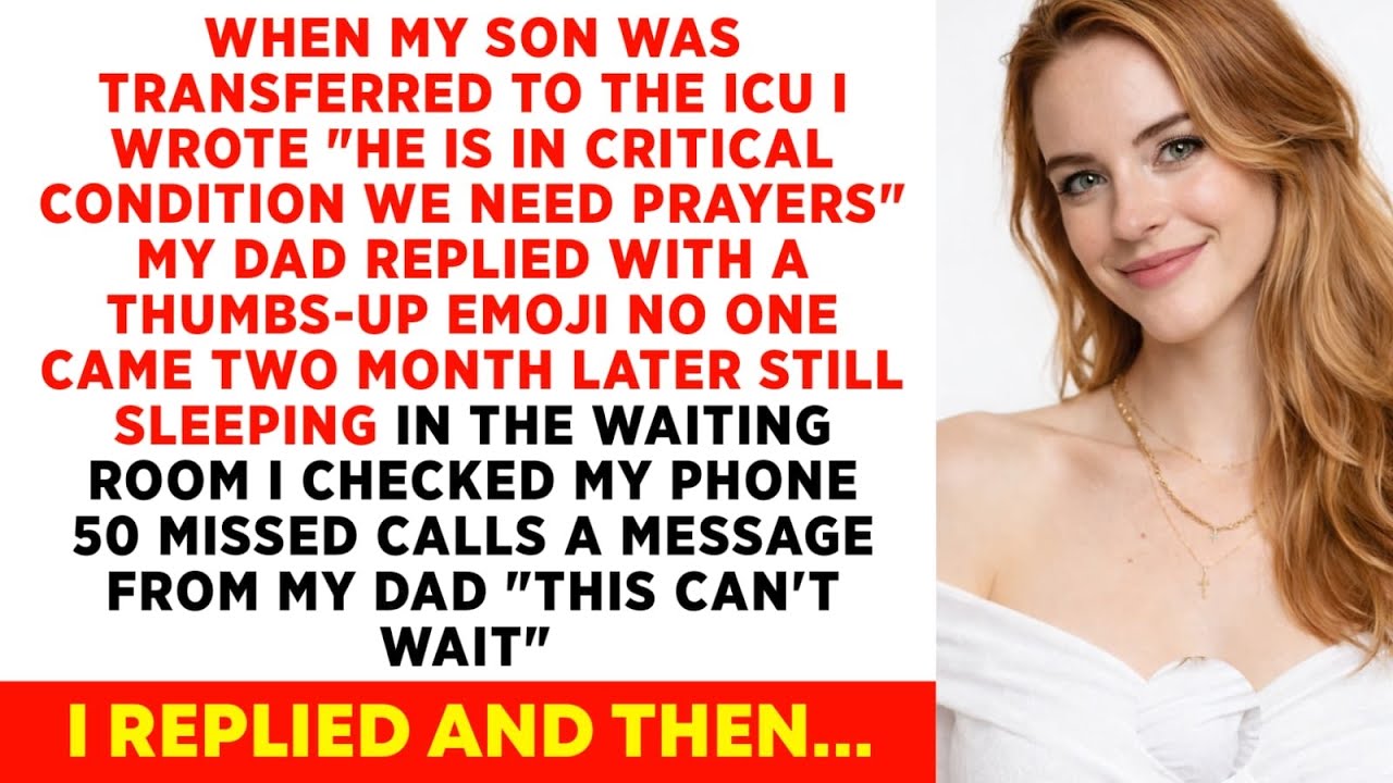 When My son Was Transferred To The icu, I Wrote, “he Is In Critical Condition...