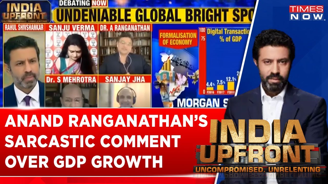 Anand Ranganathan's Sarcastic Comment On GDP Growth Makes Everyone Laugh