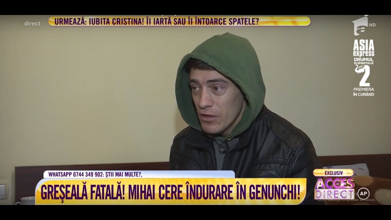 Iubire interzisă cu o femeie căsătorită! Mihai luptă pentru Cristina