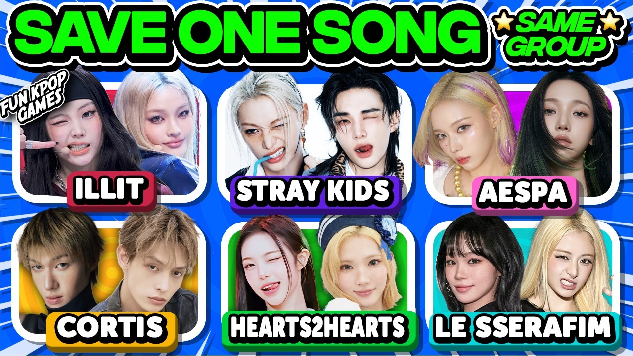 ⭐️ SAVE ONE KPOP SONG PER GROUP DIFFERENT YEARS | SAVE ONE DROP ONE KPOP QUIZ - FUN KPOP GAMES 2026