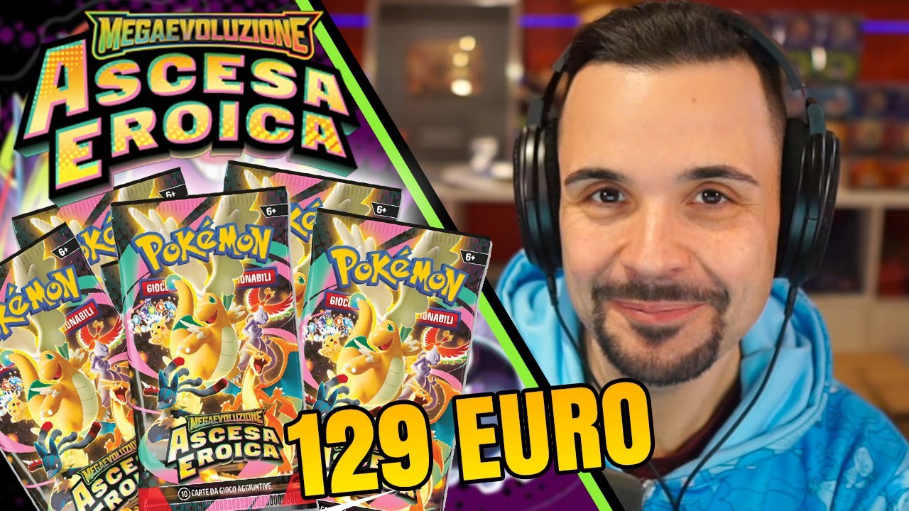 Apro 129 EURO di Ascesa Eroica POKEMON e trovo ....