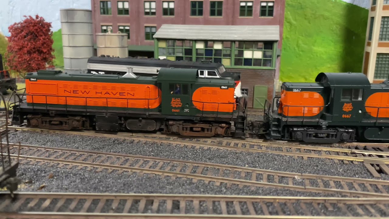 New Haven 1959 Ho Scale Model Railroad