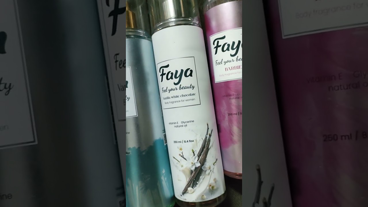 مقارنة بين كل الروائح اللي جربتها من Faya Body Splash 💕🌸