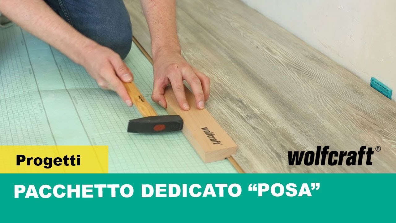 Posare in modo semplice e preciso pavimenti in laminato e vinile | wolfcraft