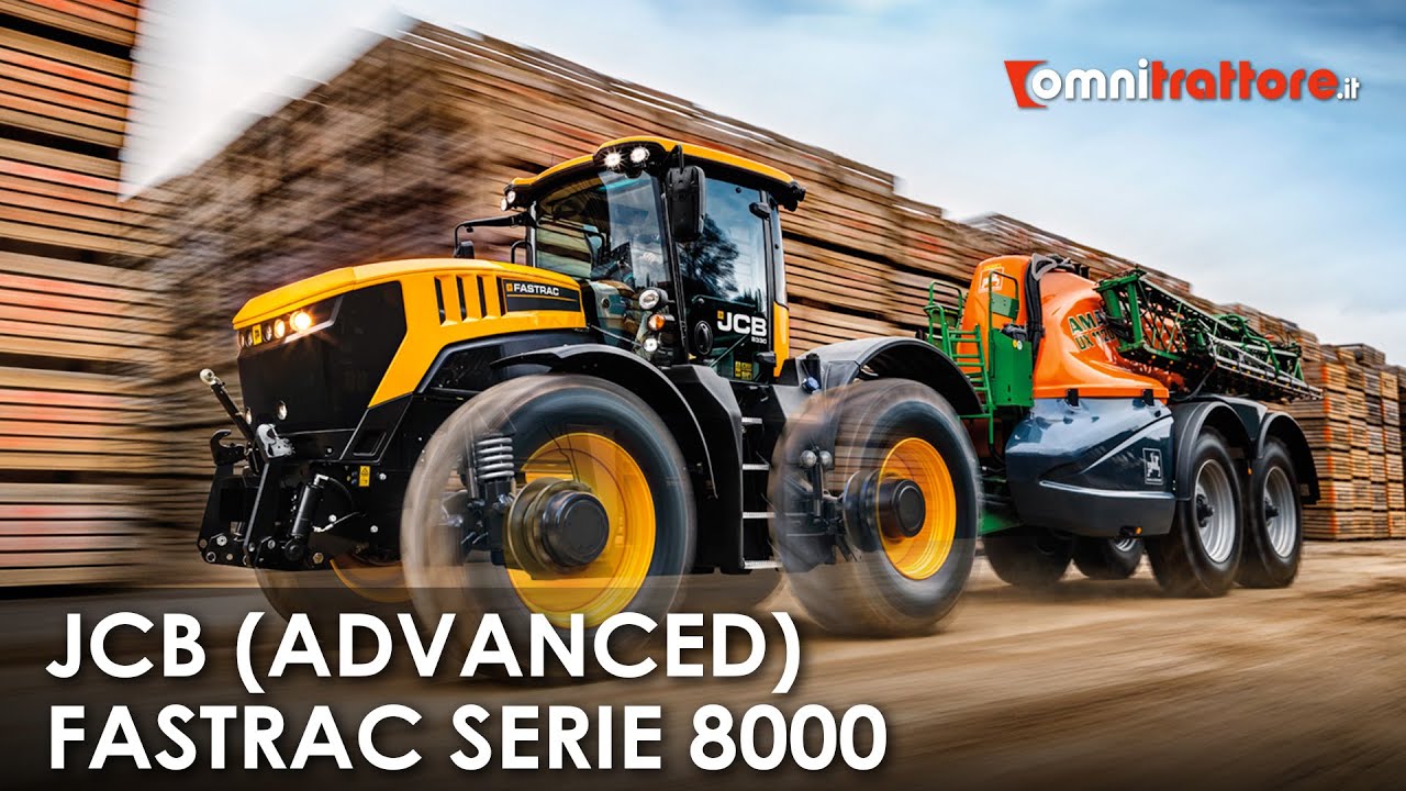 JCB Fastrac Serie 8000: comfort al top con le sospensioni Advanced