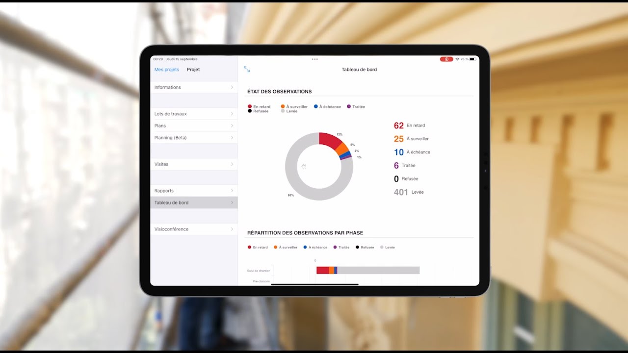 Archipad, l'application de suivi de chantier pour un chantier parfait en toute simplicit&eacute;.