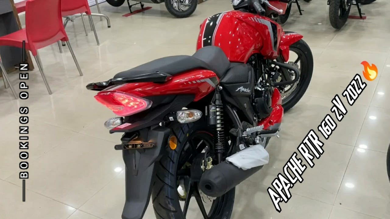 Finally Ye Ha TVS Ki All New 2022 Apache RTR 160 2v With New Tyres & More Safety Features k Sath😍