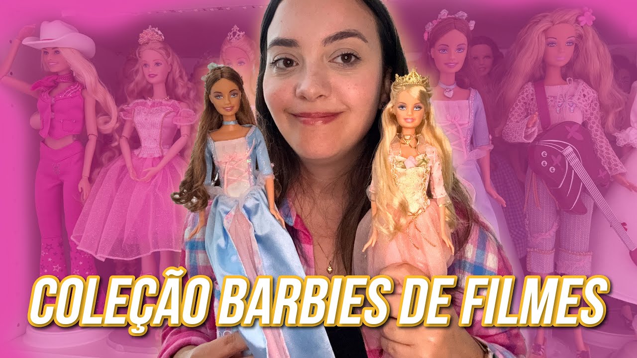Minha COLEÇÃO de BARBIES de FILMES!