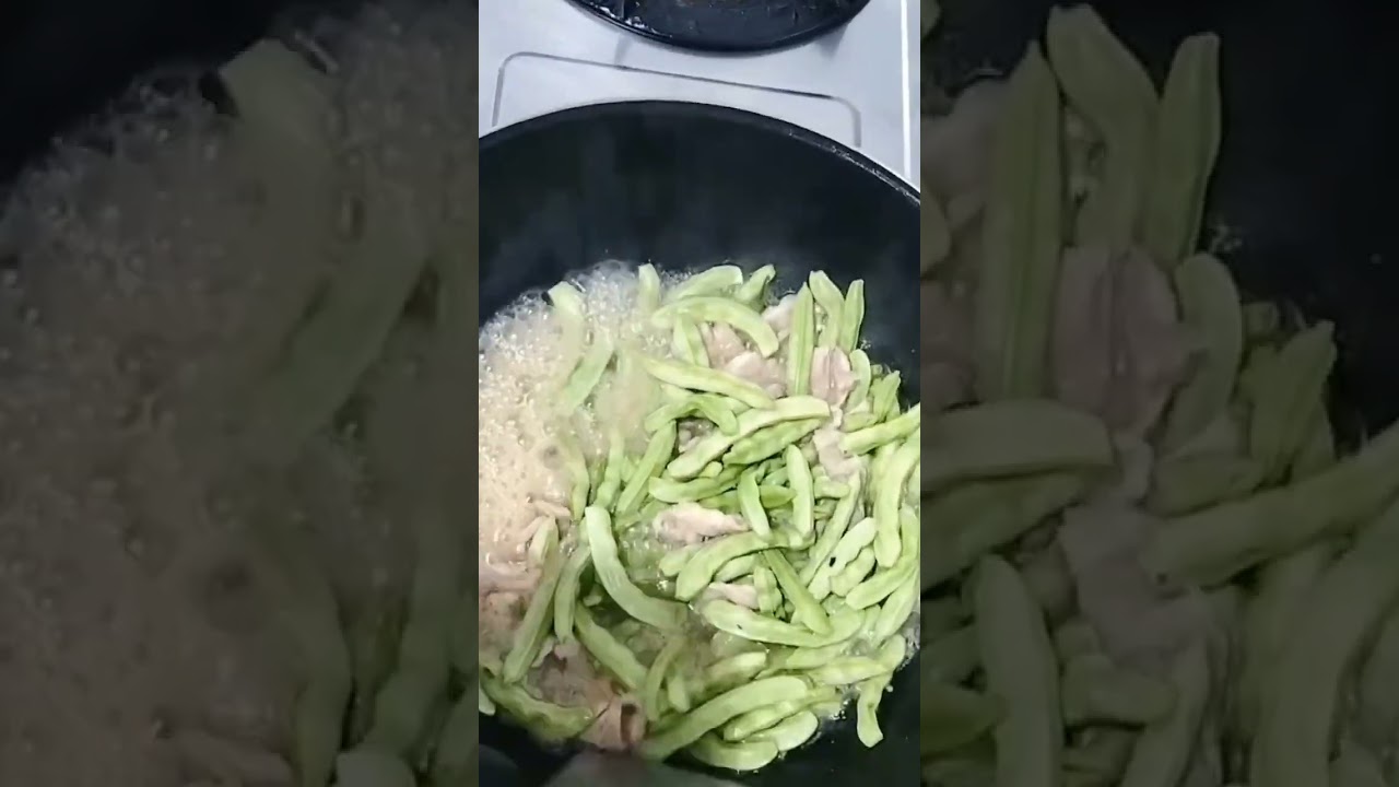 วิธีผัดถั่วแปบใส่หมูให้อร่อย