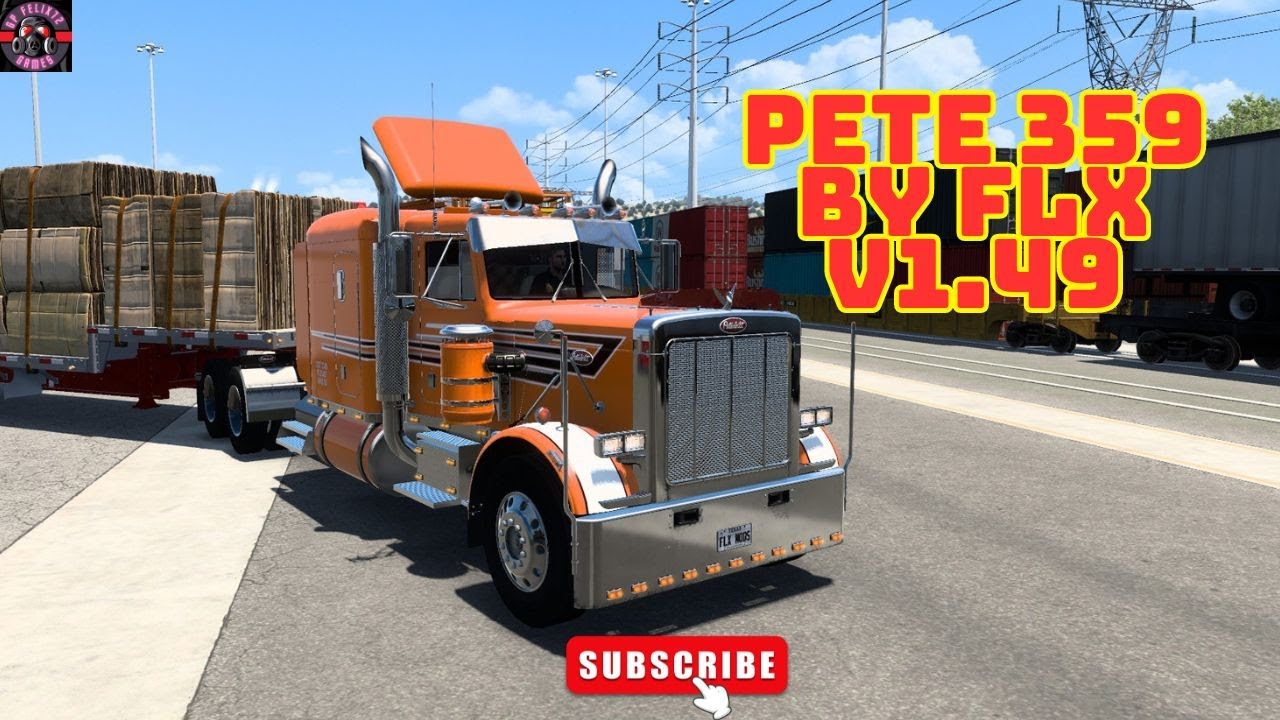 Peterbilt 359 FLX Mods - American Truck Simulator - ATS - MOD - 1.49