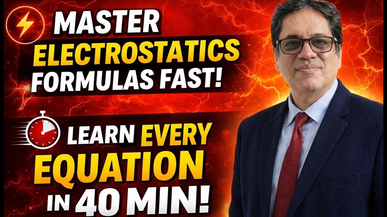 Stop Memorizing! Understand Electrostatics Formulas Like Never Before