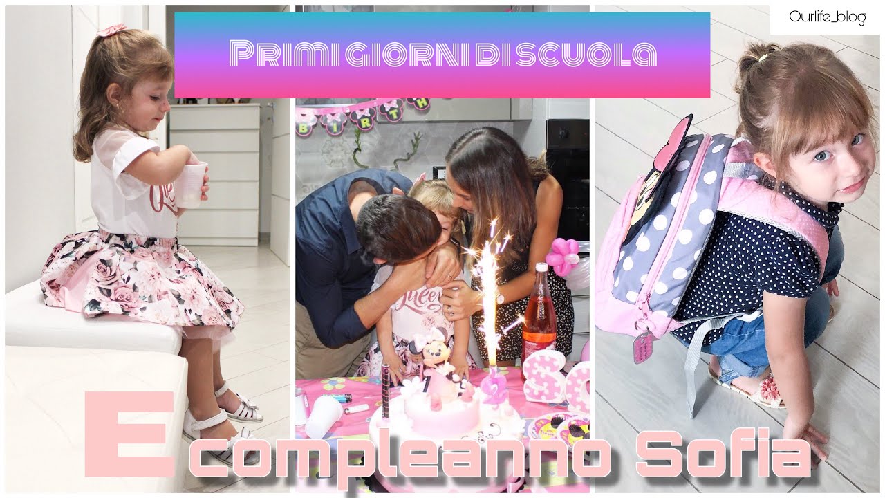 A MALI ESTREMI, ESTREMI RIMEDI 😁 PRIMI GIORNI DI SCUOLA E SECONDO COMPLEANNO SOFIA 🎉🎀