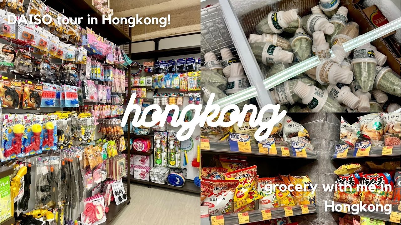 Hongkong Vlog 2023 🇭🇰 grocery in Hongkong, DAISO tour, what to buy in Hongkong, shopping in Hongkong