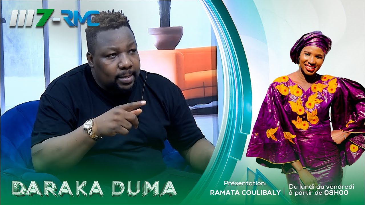 DARAKA DUMA AVEC LE COMEDIEN CLABA