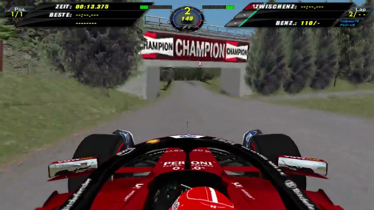 F1 Challenge VB 2025 Ferrari Nürburgring(Südschleife) Onboard Lap