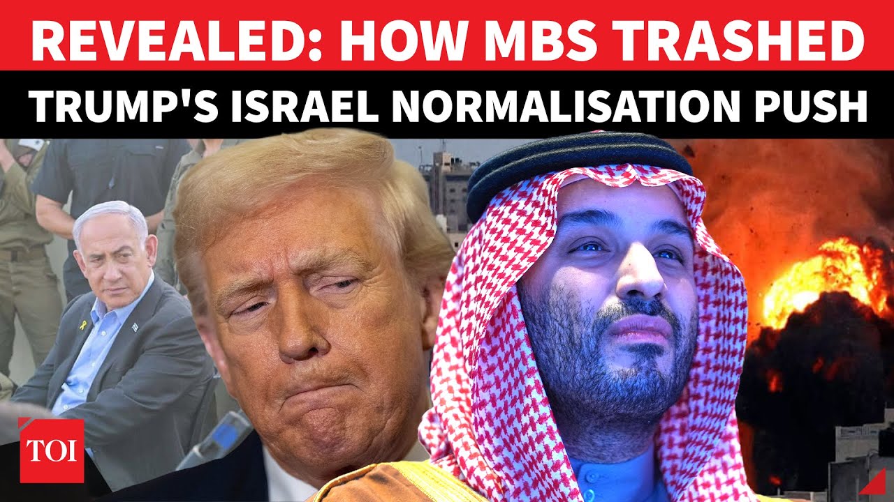 MBS Humiliates Trump To His Face; Rejects U.S. Demand For Saudi On Israel Normalisation | WATCH
