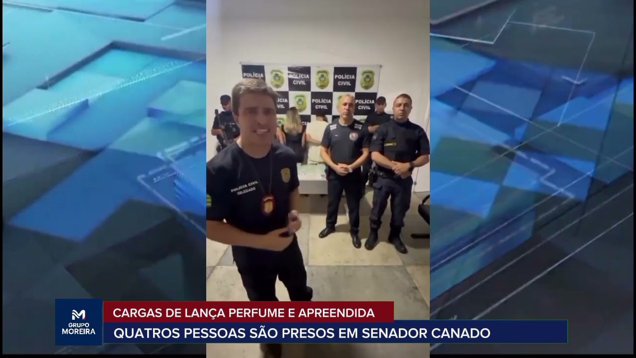 Carga de lança perfume e apreendida em Senador Canedo 