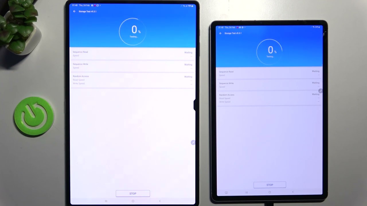 Galaxy Tab S8 Ultra vs Tab S8 Antutu Storage Test | Which phone is better in Antutu Storage Speed