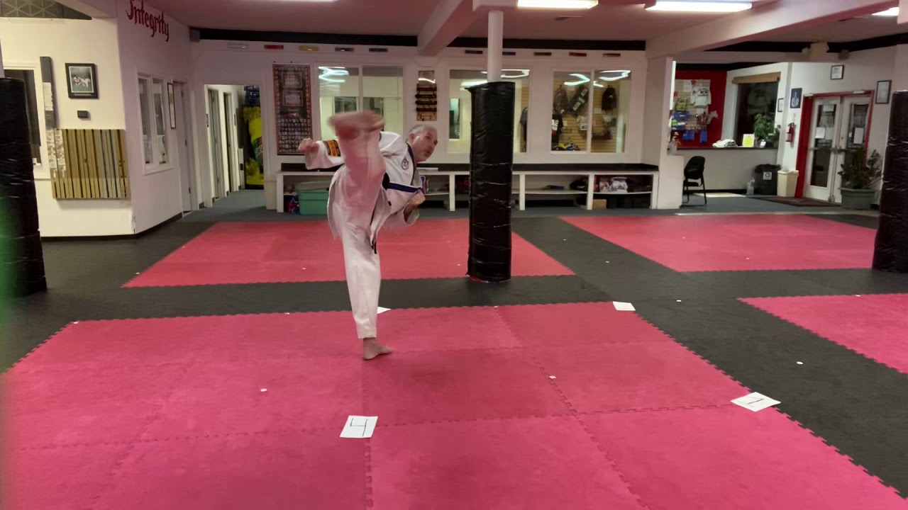 Purple belt form by the numbers