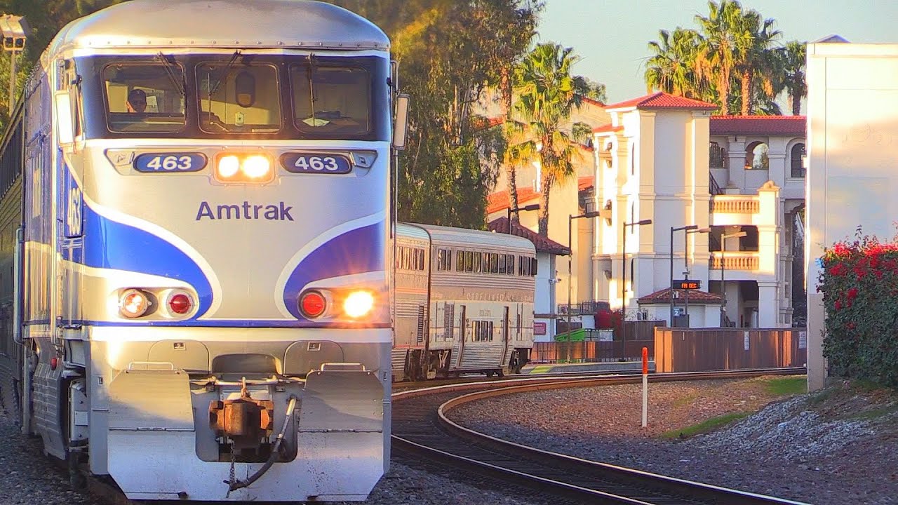 Amtrak & Metrolink action in Santa Ana, CA December 20th, 2013