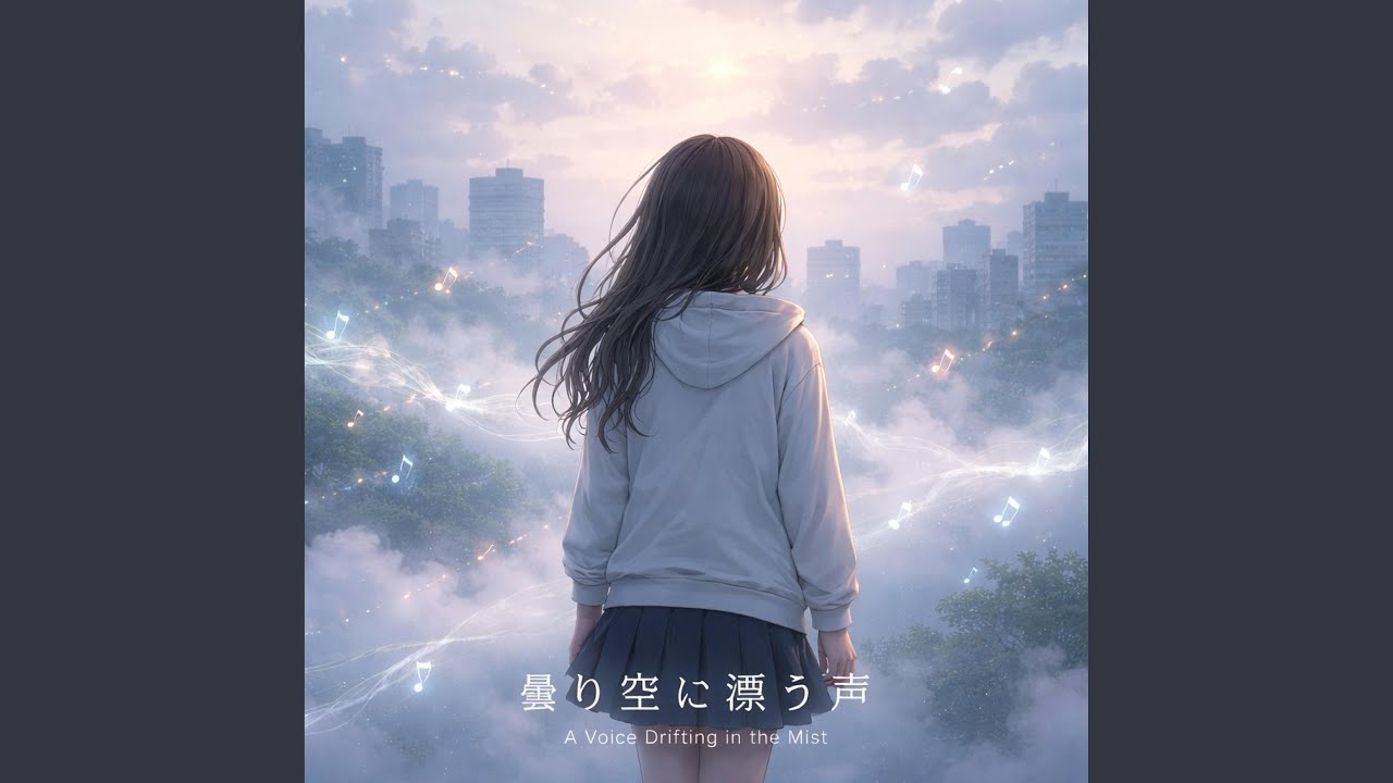 曇り空に漂う声