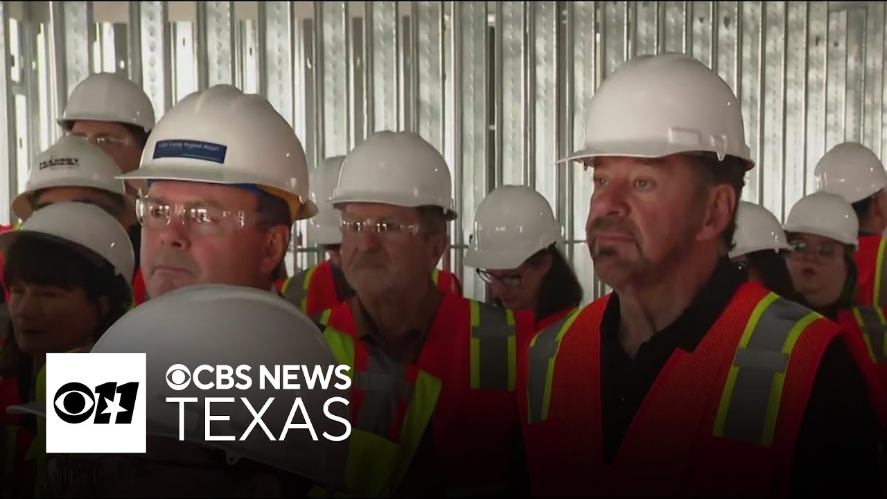 McKinney National Airport shows progress on new passenger terminal