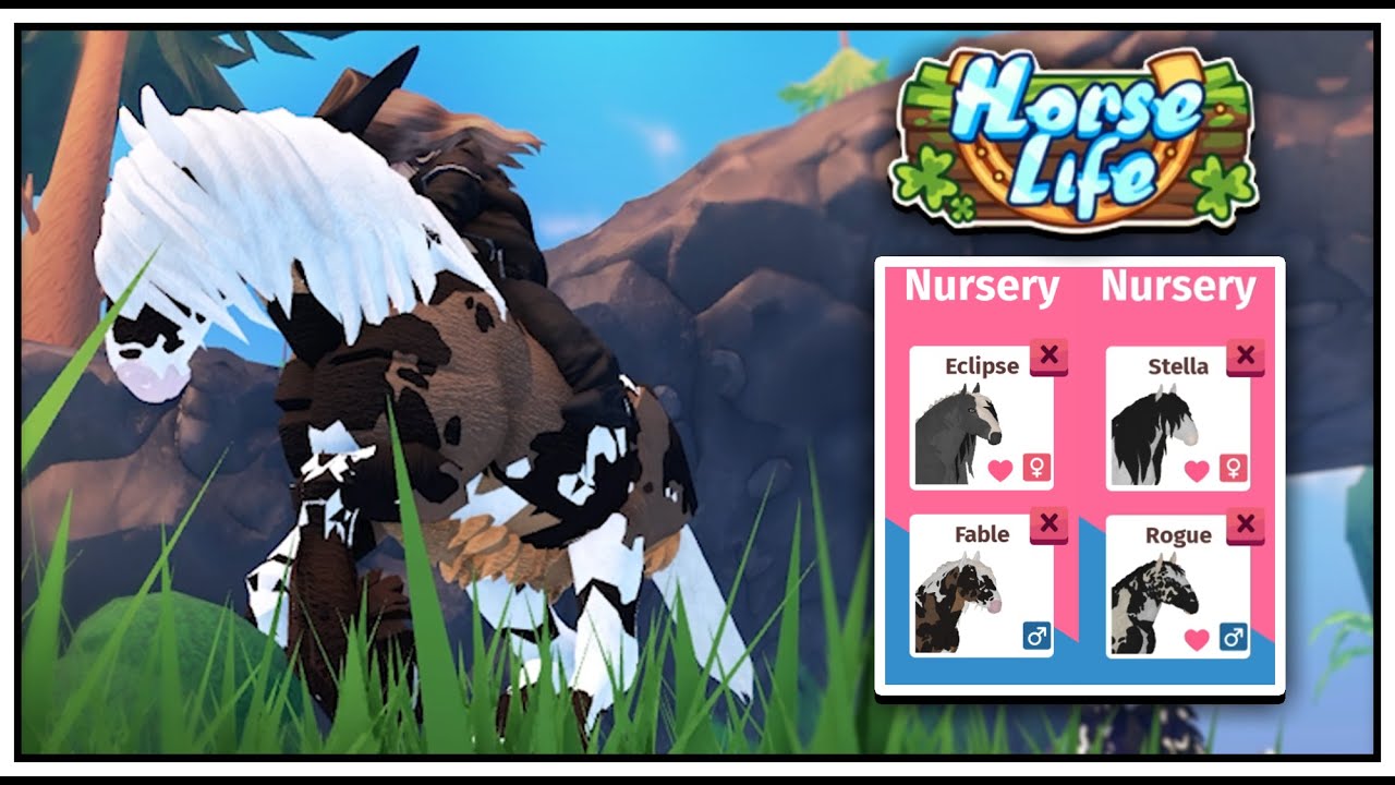 [Roblox: Horse Life] Breeding Clydesdales! 10+ Foals & Finding One In The Wild!