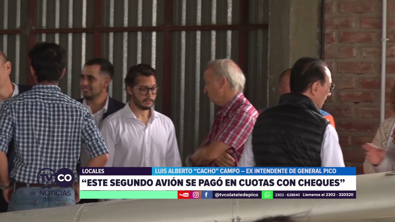 TVCO NOTICIAS - Avión sanitario: el municipio firmó convenio con localidades pampeanas