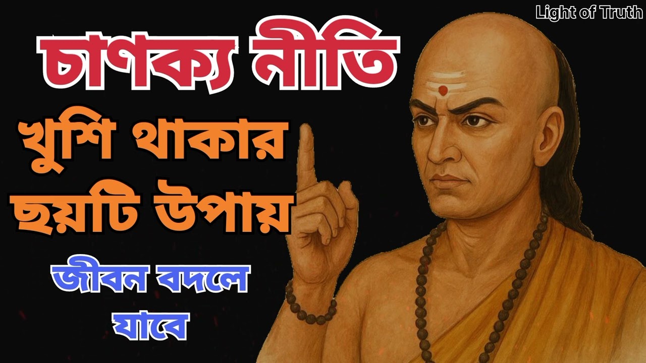 খুশি থাকার ৬ টি চানক্য গোপন নীতি 🤫 ! #shortvideo #viral