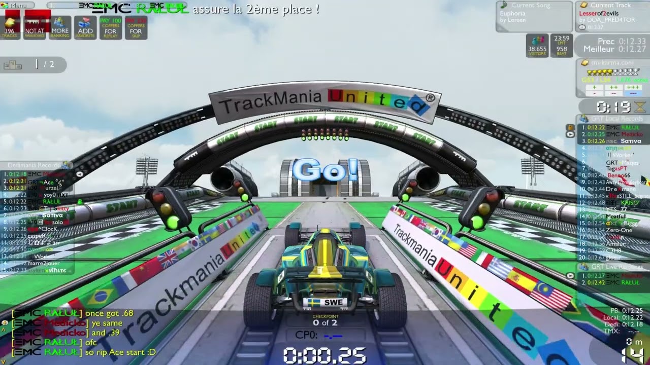 Trackmania | Live Dedimania records