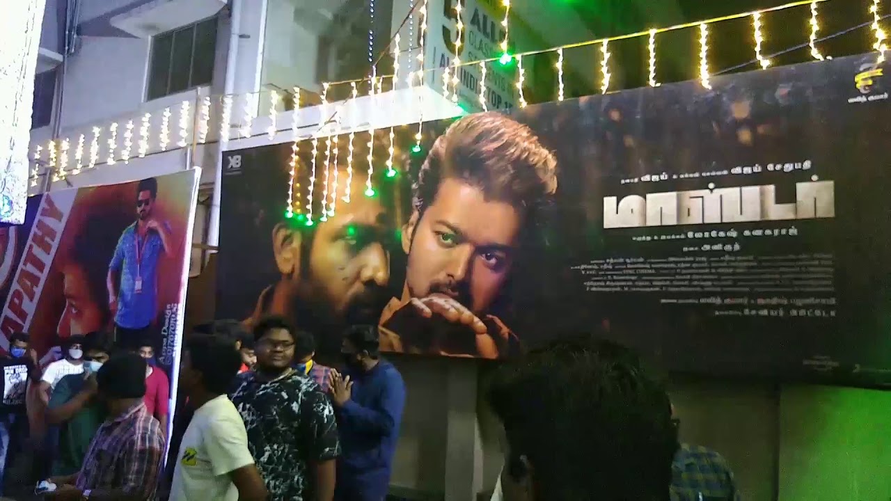 Master FDFS Fans Reaction & Celebration Vlog Kasi Theater MASTER PONGAL NAMBA  | Tamilzan creation |