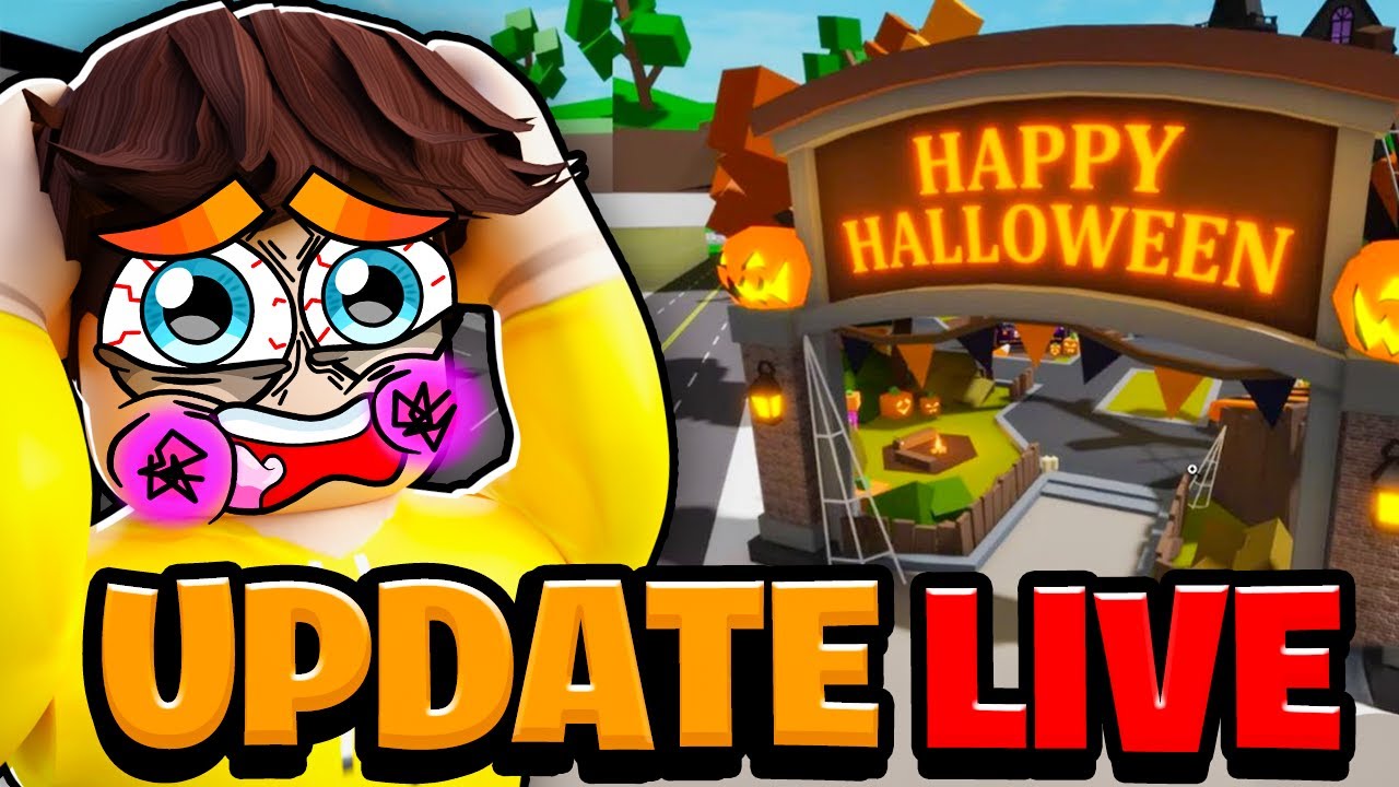 🎃 UPDATE HALLOWEEN w BROOKHAVEN 🏡 RP! ZBIERAMY CUKIERKI! 🍬 | NA ŻYWO