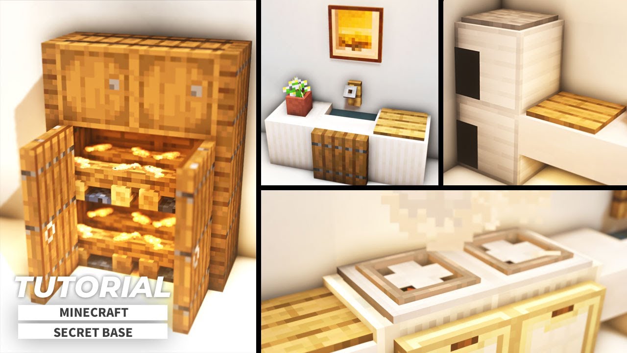 【マインクラフト】キッチンの作り方とアイディア20種類以上(内装建築)