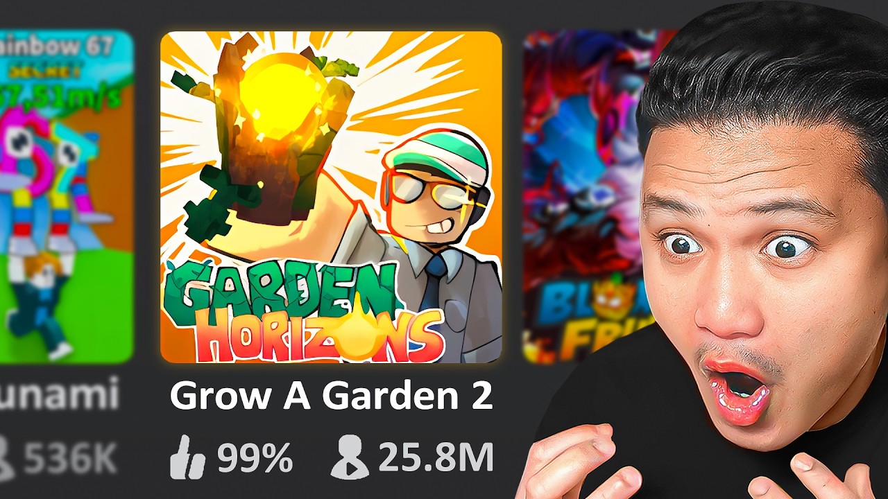 I Secretly Cheated in a Grow A Garden 2 (Garden Horizons)