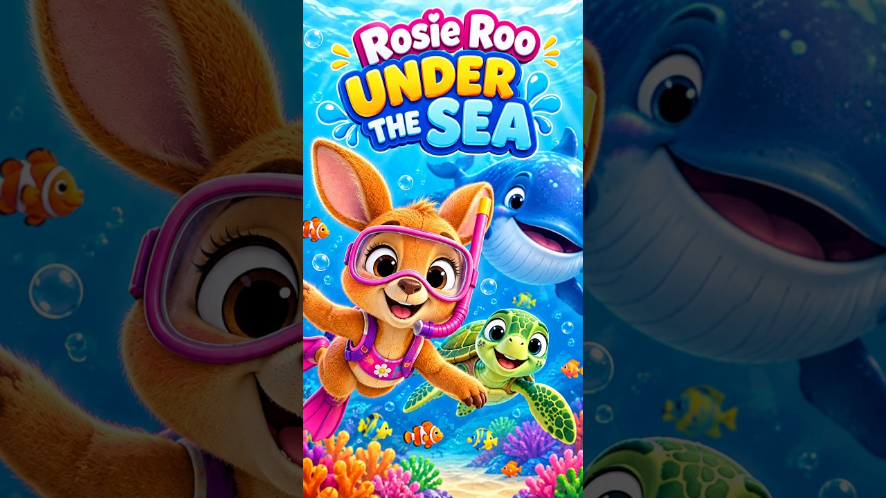 🐠 UNDER THE SEA! 🌊 | Rosie Roo&rsquo;s Ocean Adventure 🦘 | Kids Song #Shorts