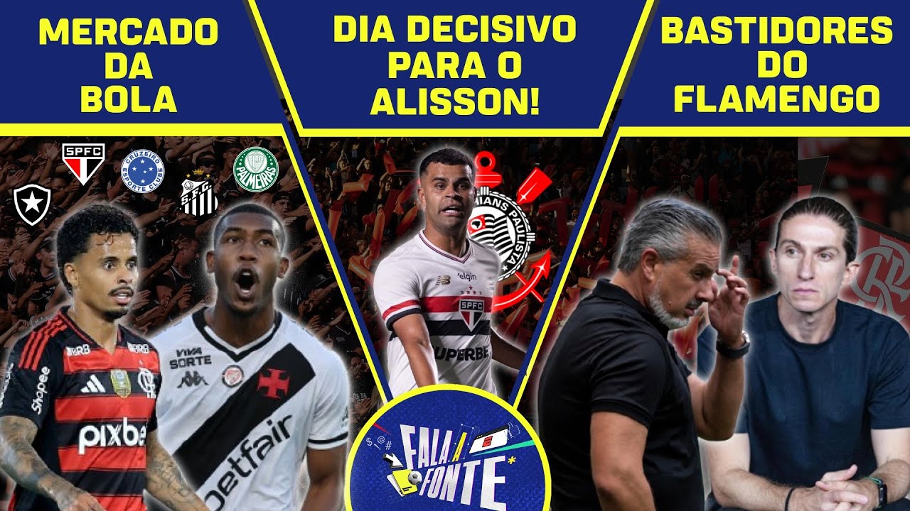 BASTIDORES, INFORMAÇÕES EXCLUSIVAS E MERCADO DA BOLA | FALA A FONTE AO VIVO