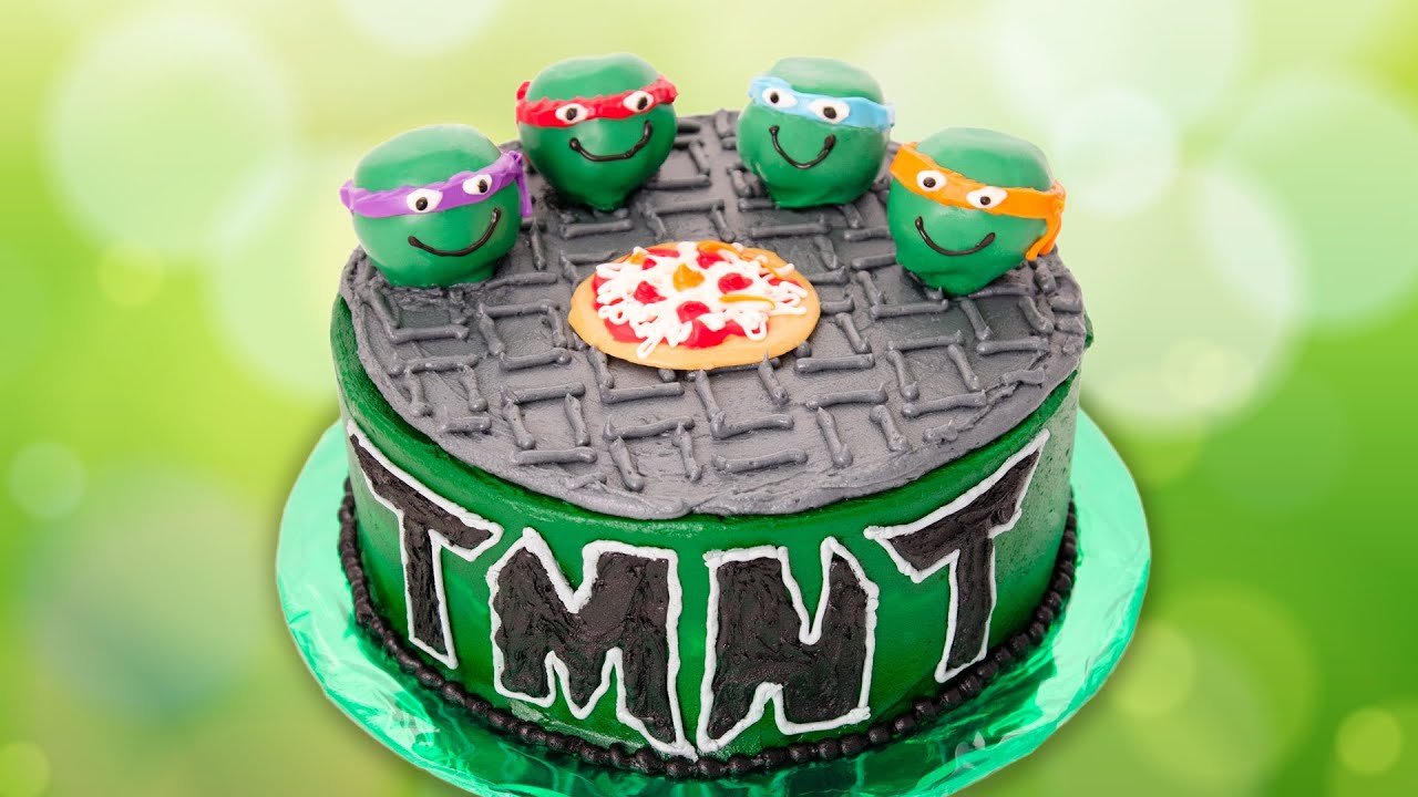 Торт «Черепашки-ниндзя» от Cookies Cupcakes and Cardio