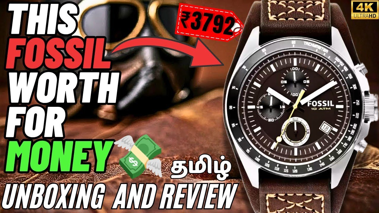 Fossil Decker Chronograph CH2599 Tamil Unboxing And Review | Budget Chronograph Watches For Men