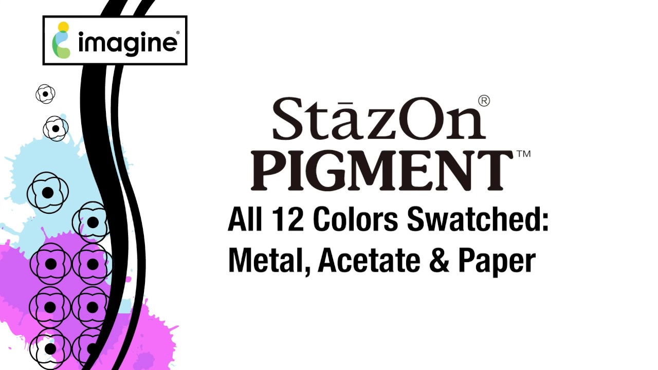 StazOn Pigment Color Swatching