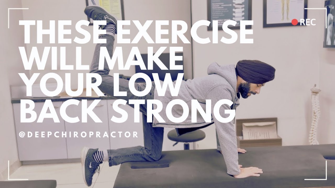 10 Minutes Low Back Strength Exercise At Home 