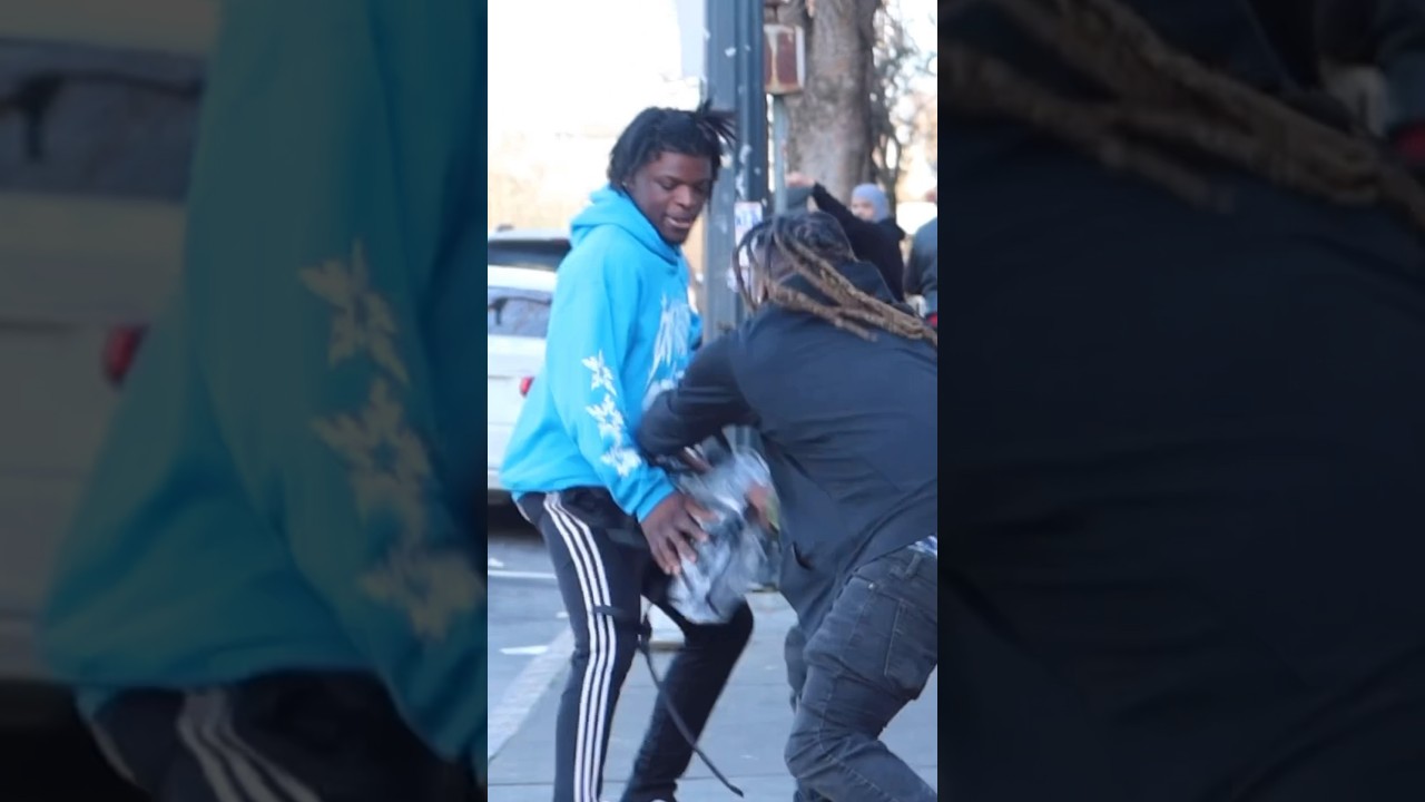 Розыгрыш с 10 000 долларов в прозрачном рюкзаке в районе!