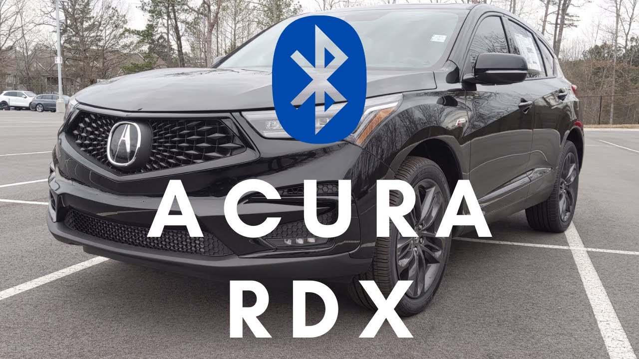 Bluetooth Setup for 2019-2020 Acura RDX