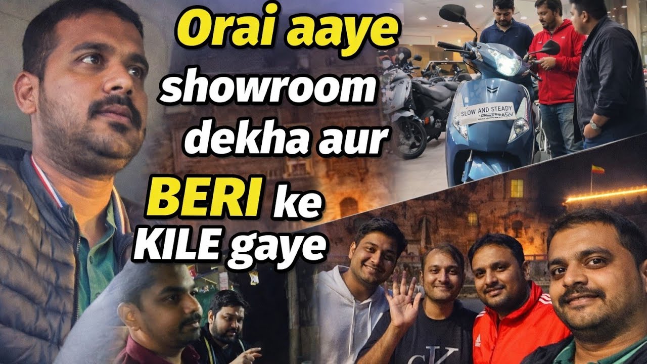 Orai Trip Vlog 🚗 | Hero Electric Scooty & Beri Kila Night Visit #BeriFort #OraiCity #UttarPradesh